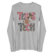 Load image into Gallery viewer, Texas Tech Football Unisex Long Sleeve Tee
