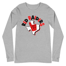 Load image into Gallery viewer, Red Raiders Texas Number One Bella Canvas Unisex Long Sleeve Tee
