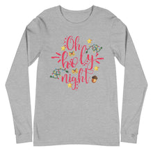 Load image into Gallery viewer, Oh Holy Night Unisex Long Sleeve Tee
