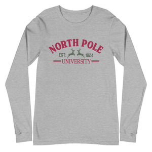 North Pole University Bella Canvas Unisex Long Sleeve Tee