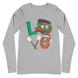 LOVE Christmas Bella Canvas Unisex Long Sleeve Tee