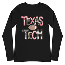 Load image into Gallery viewer, Texas Tech Football Unisex Long Sleeve Tee
