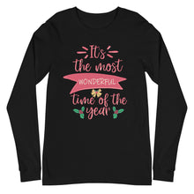 Load image into Gallery viewer, Its the most wonderful time of the year Unisex Long Sleeve Tee
