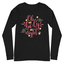 Load image into Gallery viewer, Oh Holy Night Unisex Long Sleeve Tee
