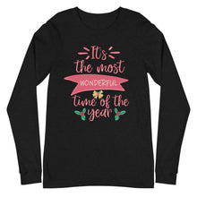 Load image into Gallery viewer, Its the most wonderful time of the year Unisex Long Sleeve Tee
