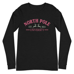 North Pole University Bella Canvas Unisex Long Sleeve Tee