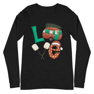 LOVE Christmas Bella Canvas Unisex Long Sleeve Tee