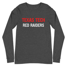 Load image into Gallery viewer, Distressed Texas Tech Red Raiders Unisex Long Sleeve Tee
