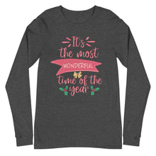 Load image into Gallery viewer, Its the most wonderful time of the year Unisex Long Sleeve Tee
