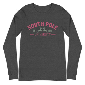 North Pole University Bella Canvas Unisex Long Sleeve Tee