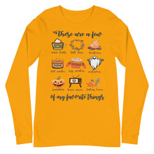 Load image into Gallery viewer, Fall Favorites Unisex Long Sleeve Tee
