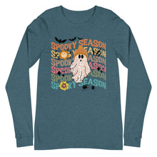 Load image into Gallery viewer, Spooky Season Ghost Unisex Long Sleeve Tee
