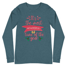 Load image into Gallery viewer, Its the most wonderful time of the year Unisex Long Sleeve Tee
