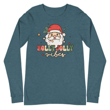 Load image into Gallery viewer, Holly Jolly Vibes Unisex Long Sleeve Tee
