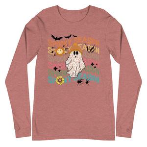 Spooky Season Ghost Unisex Long Sleeve Tee