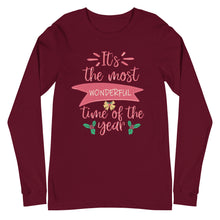 Load image into Gallery viewer, Its the most wonderful time of the year Unisex Long Sleeve Tee
