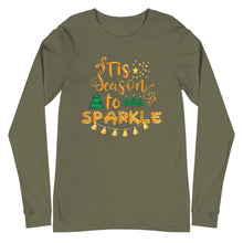 Load image into Gallery viewer, Tis the Season to Sparkle Unisex Long Sleeve Tee
