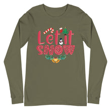 Load image into Gallery viewer, Let it Snow Unisex Long Sleeve Tee
