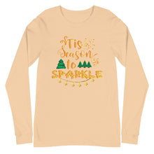 Load image into Gallery viewer, Tis the Season to Sparkle Unisex Long Sleeve Tee
