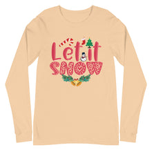 Load image into Gallery viewer, Let it Snow Unisex Long Sleeve Tee
