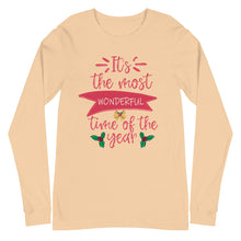 Load image into Gallery viewer, Its the most wonderful time of the year Unisex Long Sleeve Tee
