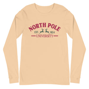 North Pole University Bella Canvas Unisex Long Sleeve Tee