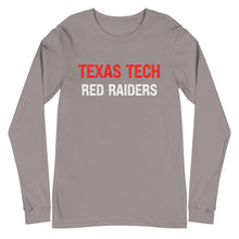 Load image into Gallery viewer, Distressed Texas Tech Red Raiders Unisex Long Sleeve Tee
