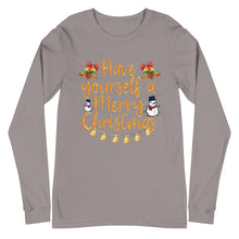 Load image into Gallery viewer, Have yourself a Merry Little Christmas Unisex Long Sleeve Tee
