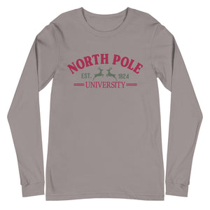 North Pole University Bella Canvas Unisex Long Sleeve Tee