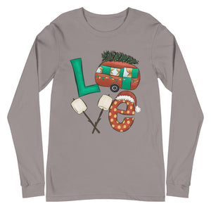 LOVE Christmas Bella Canvas Unisex Long Sleeve Tee