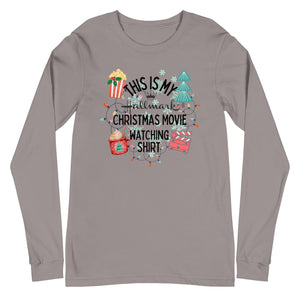 This is my Hallmark Movie Christmas Watching Shirt Unisex Long Sleeve Tee