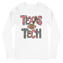 Load image into Gallery viewer, Texas Tech Football Unisex Long Sleeve Tee
