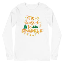 Load image into Gallery viewer, Tis the Season to Sparkle Unisex Long Sleeve Tee
