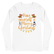 Load image into Gallery viewer, Have yourself a Merry Little Christmas Unisex Long Sleeve Tee
