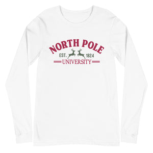 North Pole University Bella Canvas Unisex Long Sleeve Tee