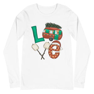 LOVE Christmas Bella Canvas Unisex Long Sleeve Tee