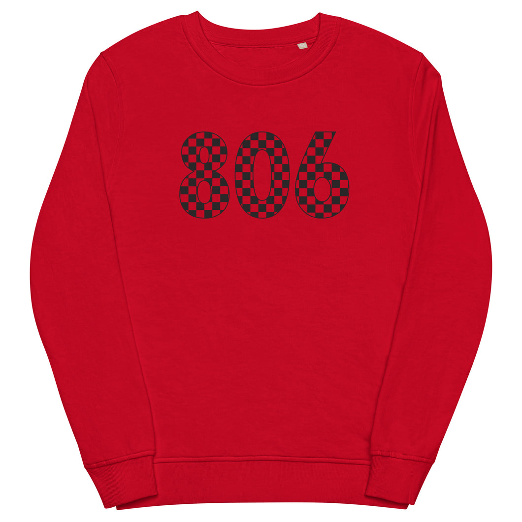 806 Check Unisex organic sweatshirt