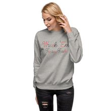 Load image into Gallery viewer, Wreck &#39;Em Stitches Unisex Premium Sweatshirt
