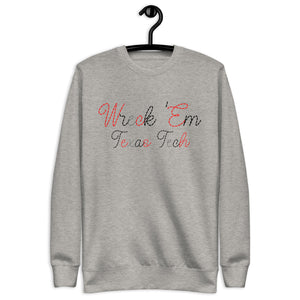 Wreck 'Em Stitches Unisex Premium Sweatshirt