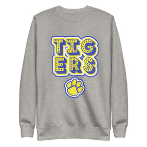 Tigers Dot Paw Unisex Premium Sweatshirt