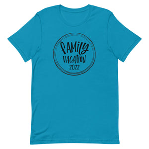 Family Vacation 2022 Bella Canvas Unisex t-shirt