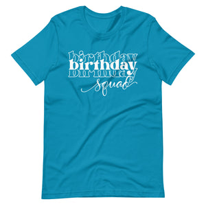 Birthday Squad Bella Unisex t-shirt