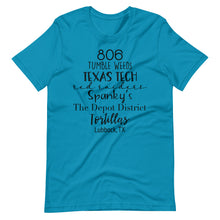 Load image into Gallery viewer, 806 Lubbock Tx Bella Canvas Unisex t-shirt
