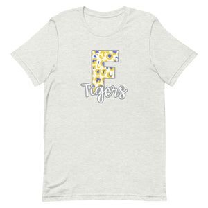 Blue and Yellow Tigers F tee Frenship Short-sleeve unisex t-shirt Bella Canvas