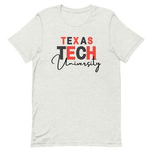 Texas Tech Star University Bella Canvas Short-sleeve unisex t-shirt
