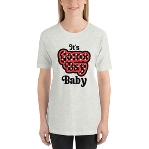 It's Game Day Baby Stars Red and Black Spirit Wear Unisex t-shirt