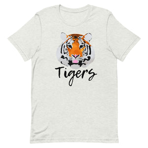 Watercolor Tiger Head Bella Canvas Mascot Spirit Unisex t-shirt