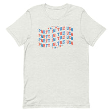 Load image into Gallery viewer, Party in the USA Bella Canvas Fourth of July Unisex t-shirt
