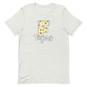Frenship Tigers Leopard F Bella Canvas Unisex t-shirt