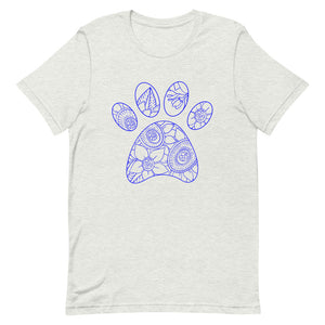 Mandalay Outline Tiger Paw Bella Canva Unisex t-shirt